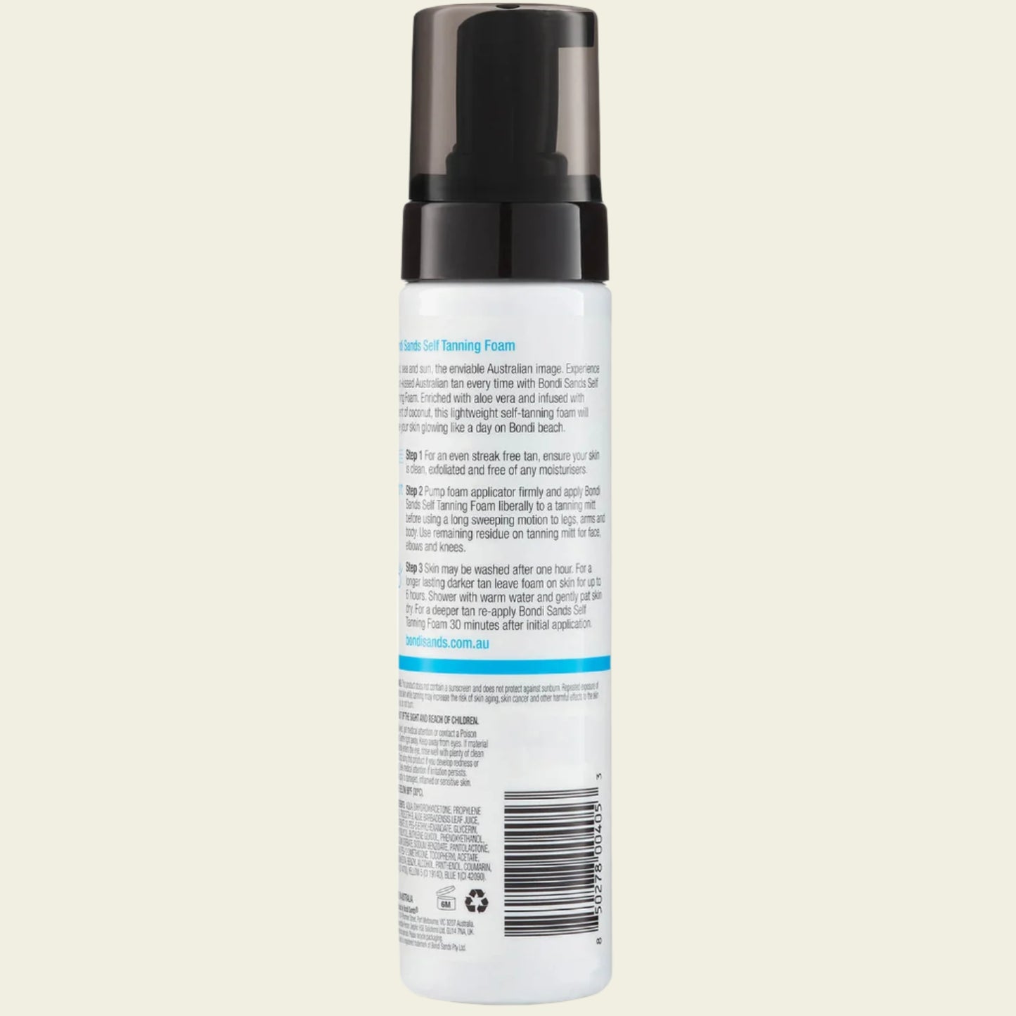 Bondi Sands Light/Medium Self-Tanning Foam - Lightweight, Buildable Formula Gives a Sun-Kissed Glow for a Flawless Finish; 200 mL/7.04 Oz
