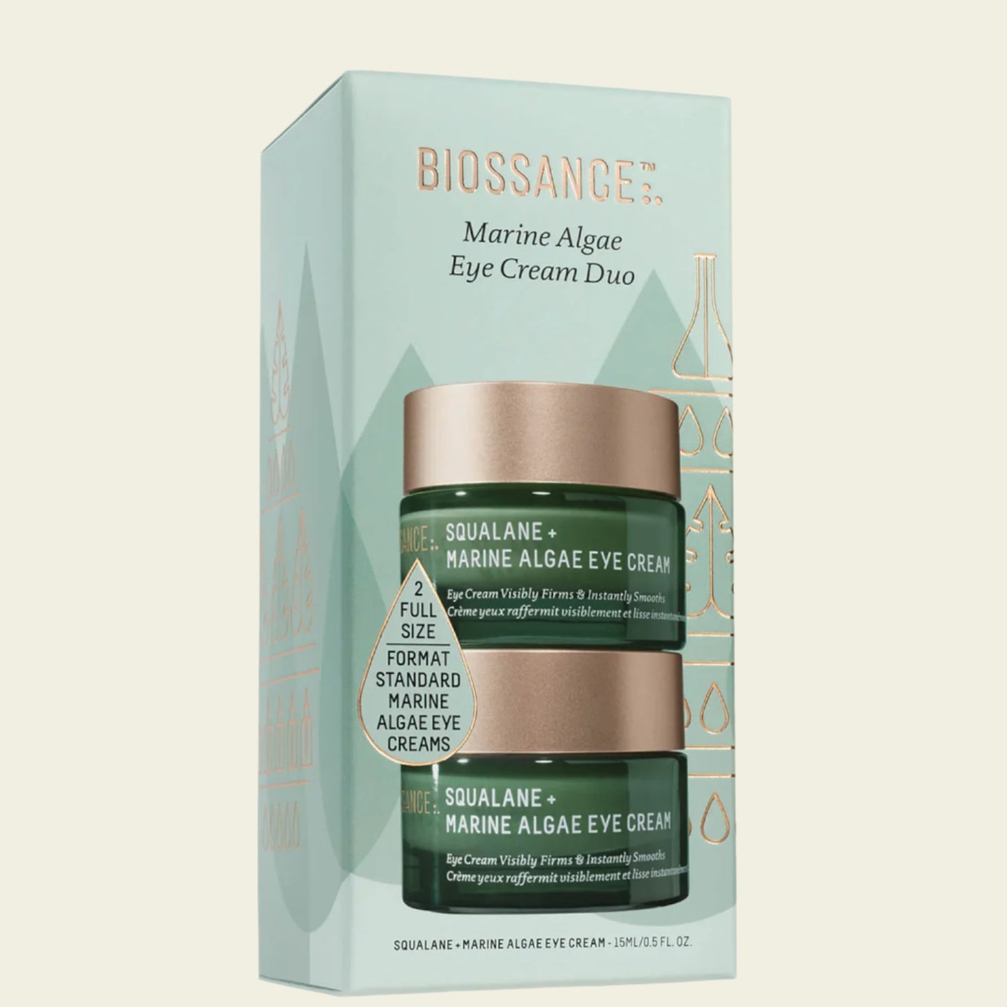 Biossance Marine Algae Eye Cream Duo ( 2 x 15ml )