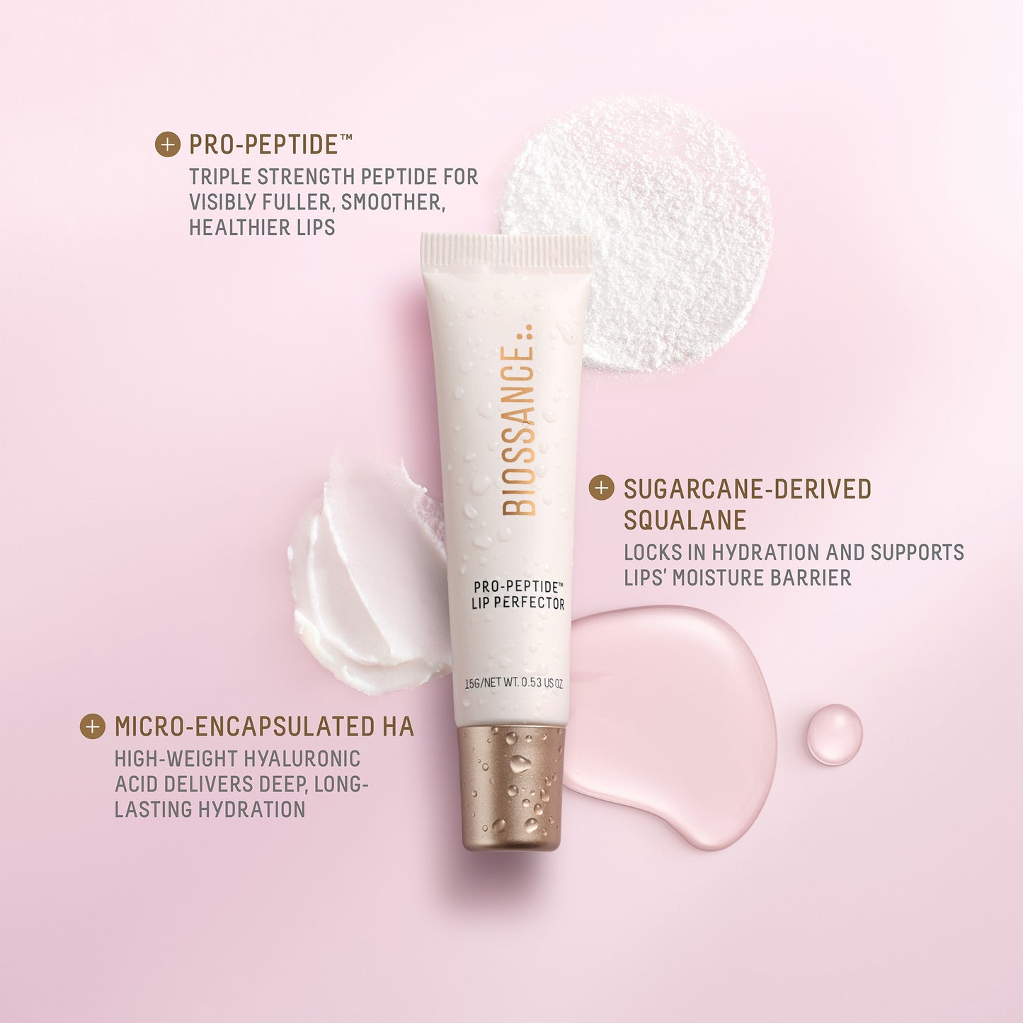 Biossance Pro Peptide Lip Perfector - H2Glow 15g
