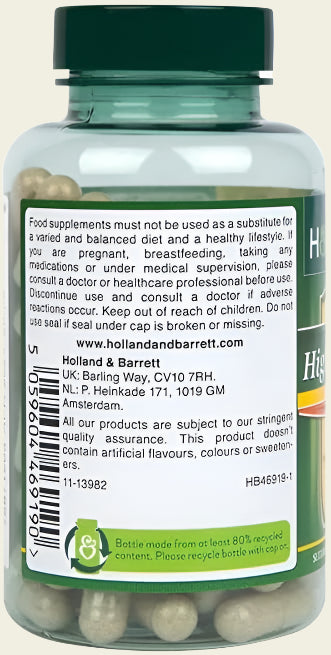 Holland & Barrett High Fibre Blend 90 Capsules