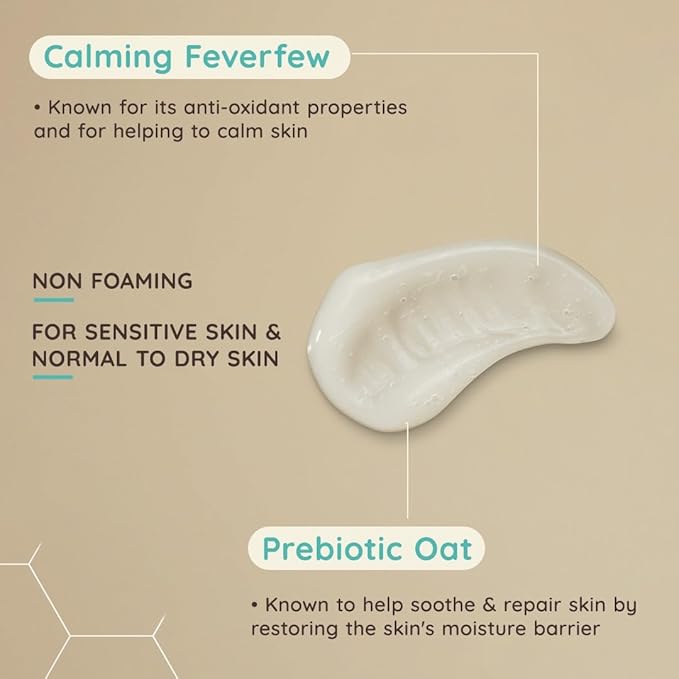 Aveeno Face Calm+Restore Nourishing Oat Cleanser 200ml