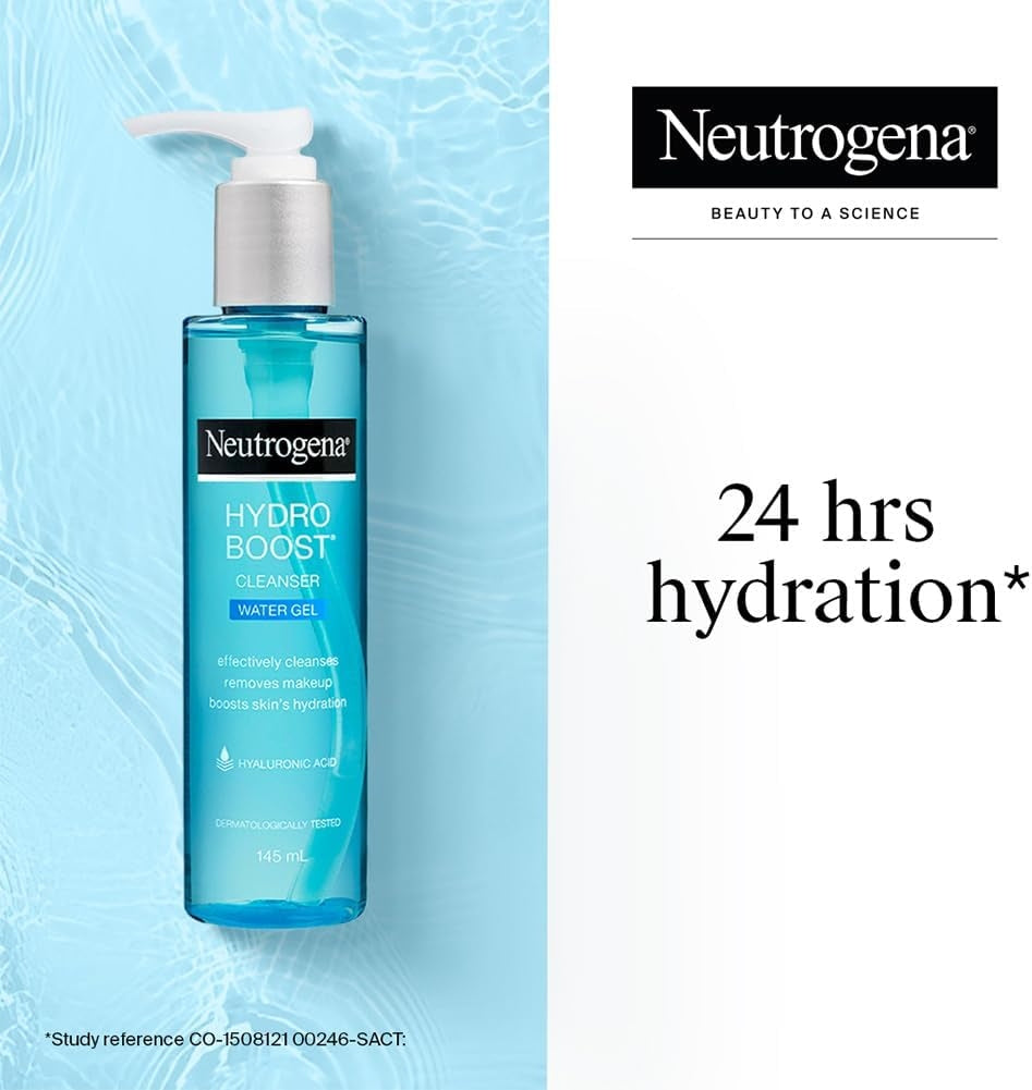 Neutrogena Hydro Boost Water Gel Facial Cleanser, with Hyaluronic Acid - 200ml