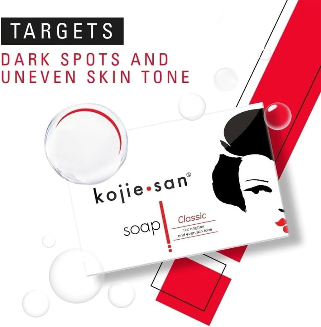Kojie San Skin Lightening Soap - Classic 65g x3, Triple Pack