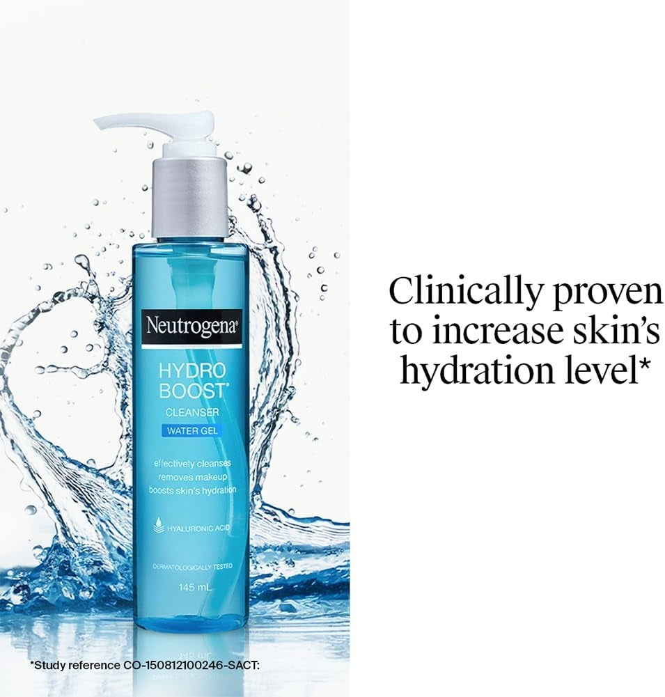 Neutrogena Hydro Boost Water Gel Facial Cleanser, with Hyaluronic Acid - 200ml