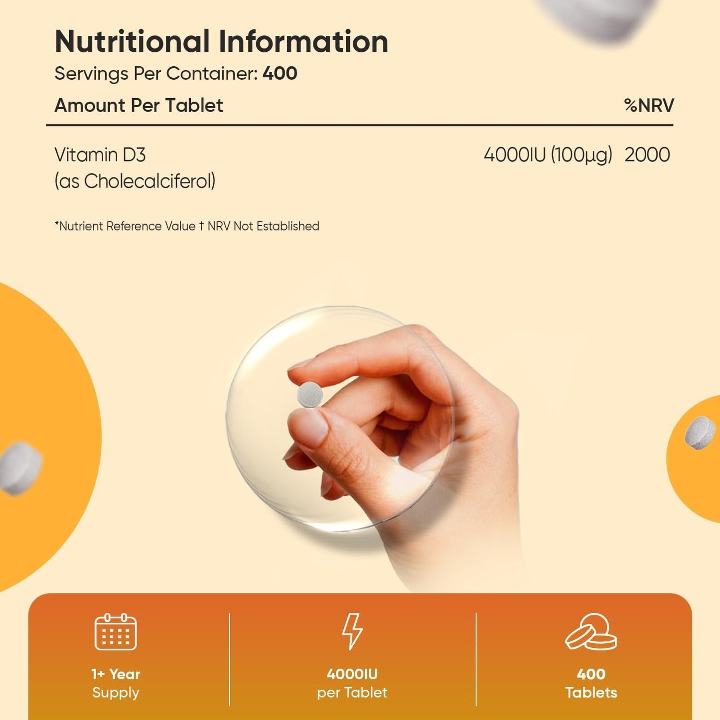 Vitamin D, D3, 4000IU, High Strength, buy online in UK, 1+ year supply