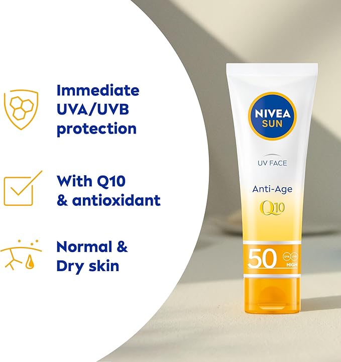 NIVEA Sun UV Face Anti-Age SPF 50 Cream 50ml