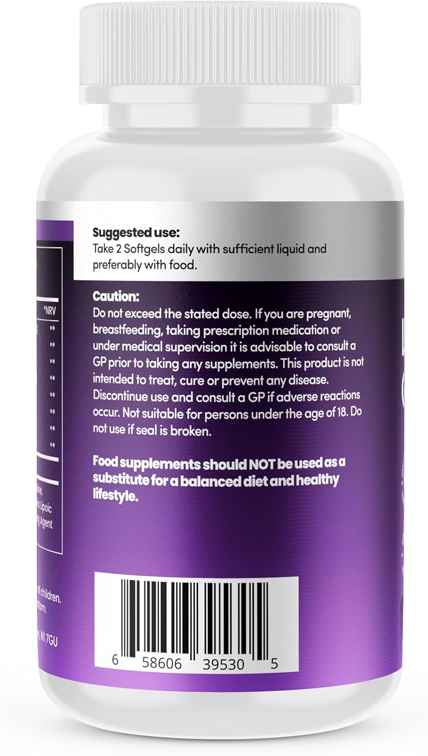 Liposomal Glutathione 2000mg Blend Strong Antioxidant – 60 Softgels