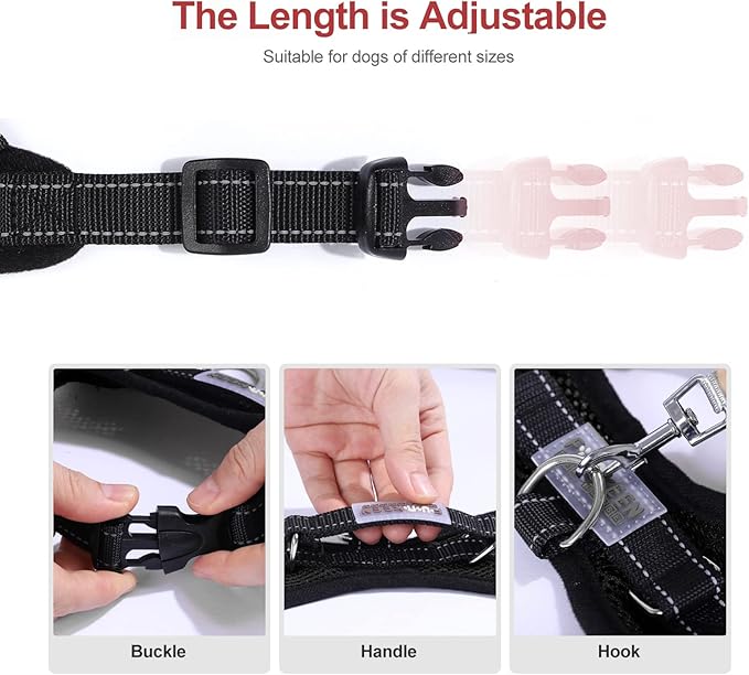 Dog Harness Vest Collar Hand Strap