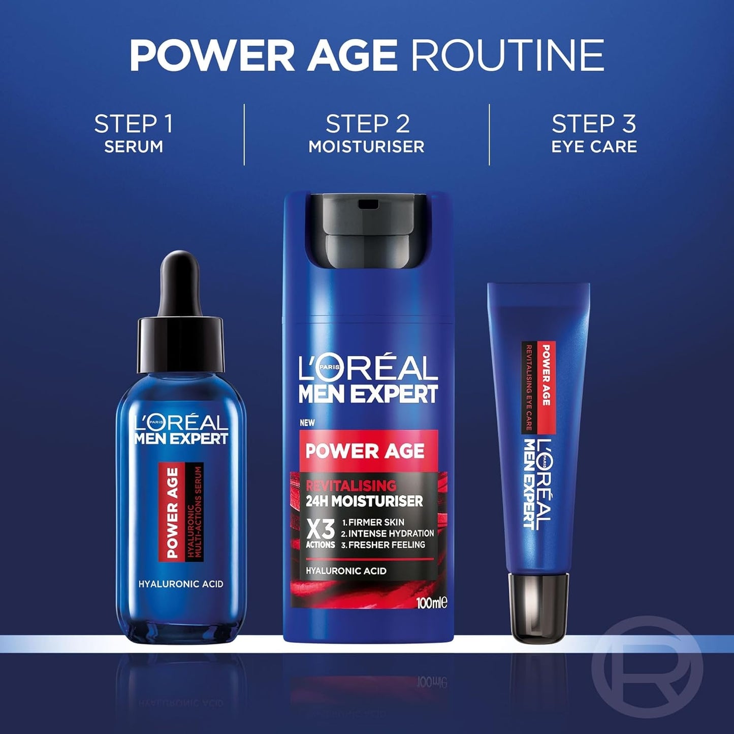 L'Oréal Men Expert Power Age Hyaluronic Acid Serum for Ageing, 30ml