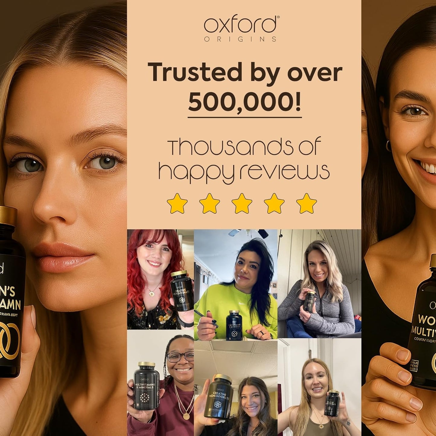 Award Winning Multivitamin Tablets for Women with Collagen & Hyaluronic Acid | Made in The UK | Womens Vitamins to Support Hormones, Immunity & Energy | Collagen Supplements for Women | 90 Tablets, Buy best Vitamins, Minerals & Supplements online in UK at luxsupp.com, Multivitamin Tablets for men & women, omega, Biotin and Iron, vitamin D, vitamin C, vitamin B