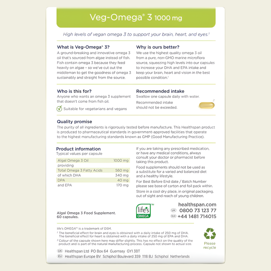 Omega 3, plat based, veg, algae, fish−less omega 3, marine microflora source, algal oil