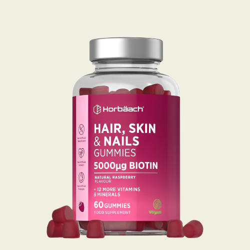 Hair skin and nails vitamins, Vegan hair skin and nails gummies, Biotin gummies, Vegan biotin supplements, Hair growth vegan supplements