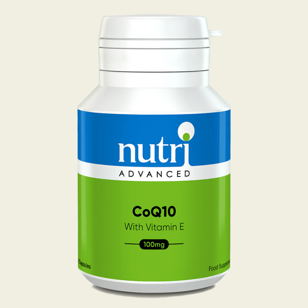 Nutri Advanced CoQ10 100mg - Coenzyme Q10 & Vitamin E - 30 Capsules, buy online in UK