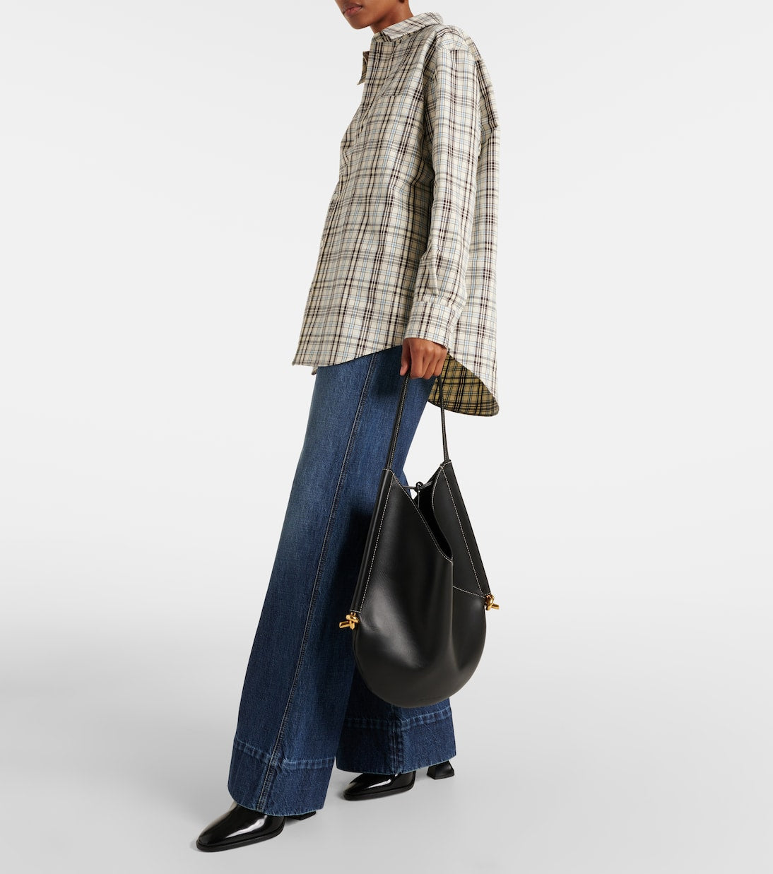 Bottega Veneta Solstice Knot Medium leather shoulder bag