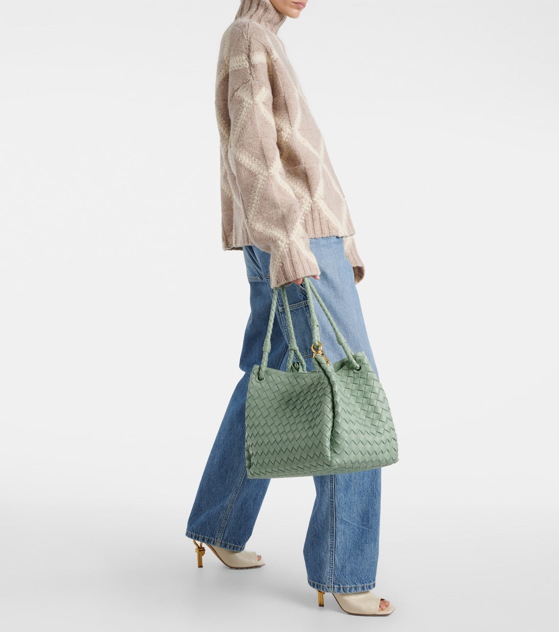 Bottega Veneta Parachute Large leather shoulder bag