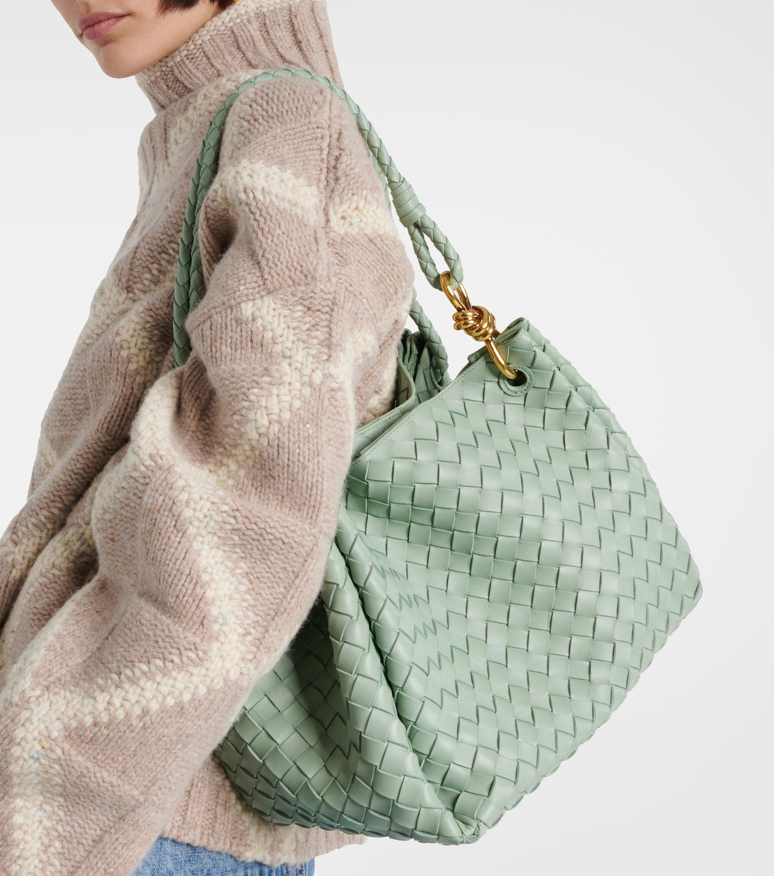 Bottega Veneta Parachute Large leather shoulder bag