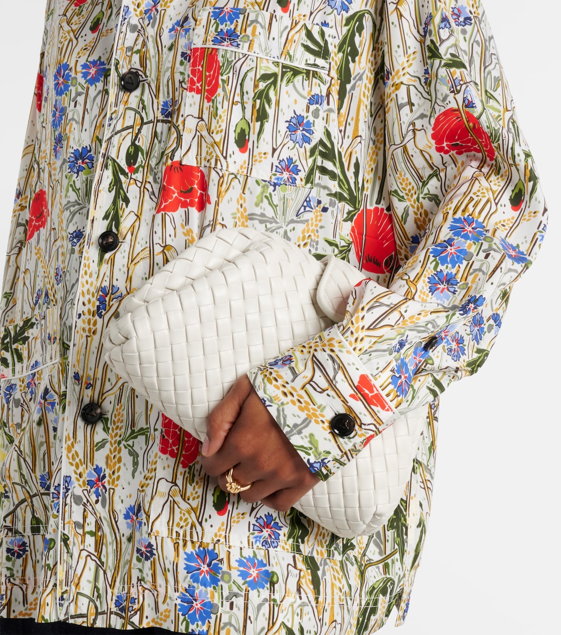 Bottega Veneta Lauren 1980 Intrecciato Small leather clutch