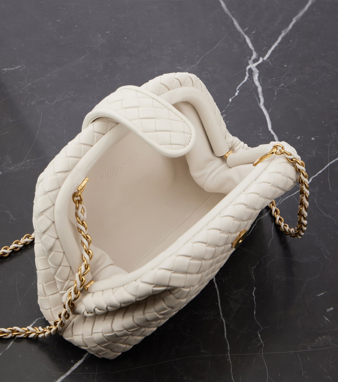 Bottega Veneta Lauren 1980 Intrecciato Small leather clutch