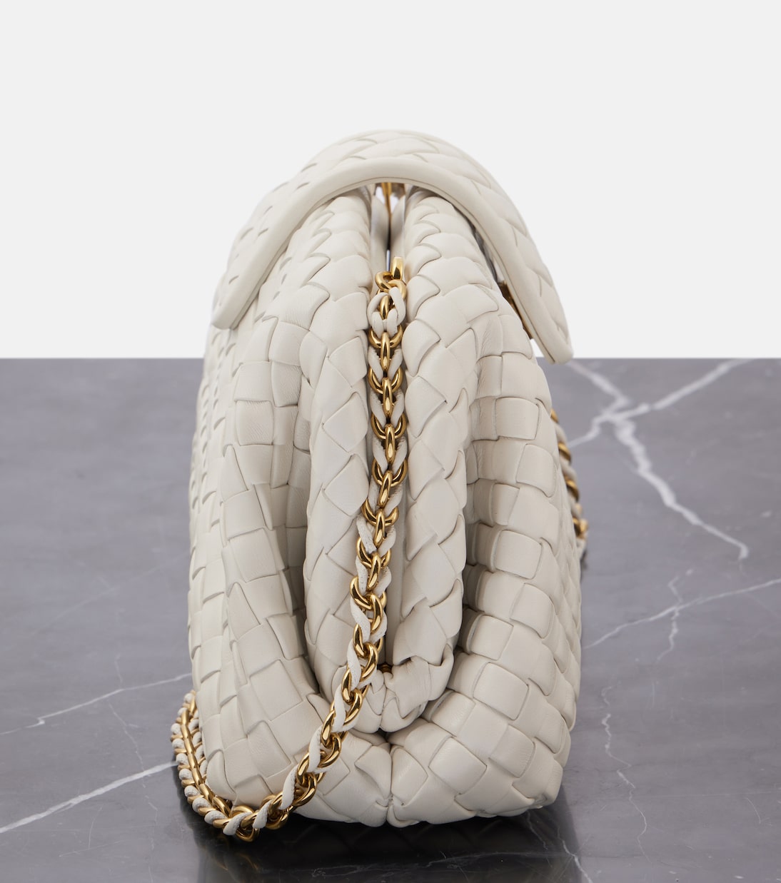 Bottega Veneta Lauren 1980 Intrecciato Small leather clutch