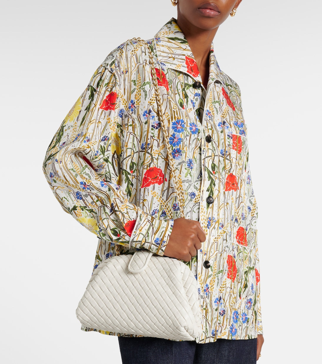 Bottega Veneta Lauren 1980 Intrecciato Small leather clutch