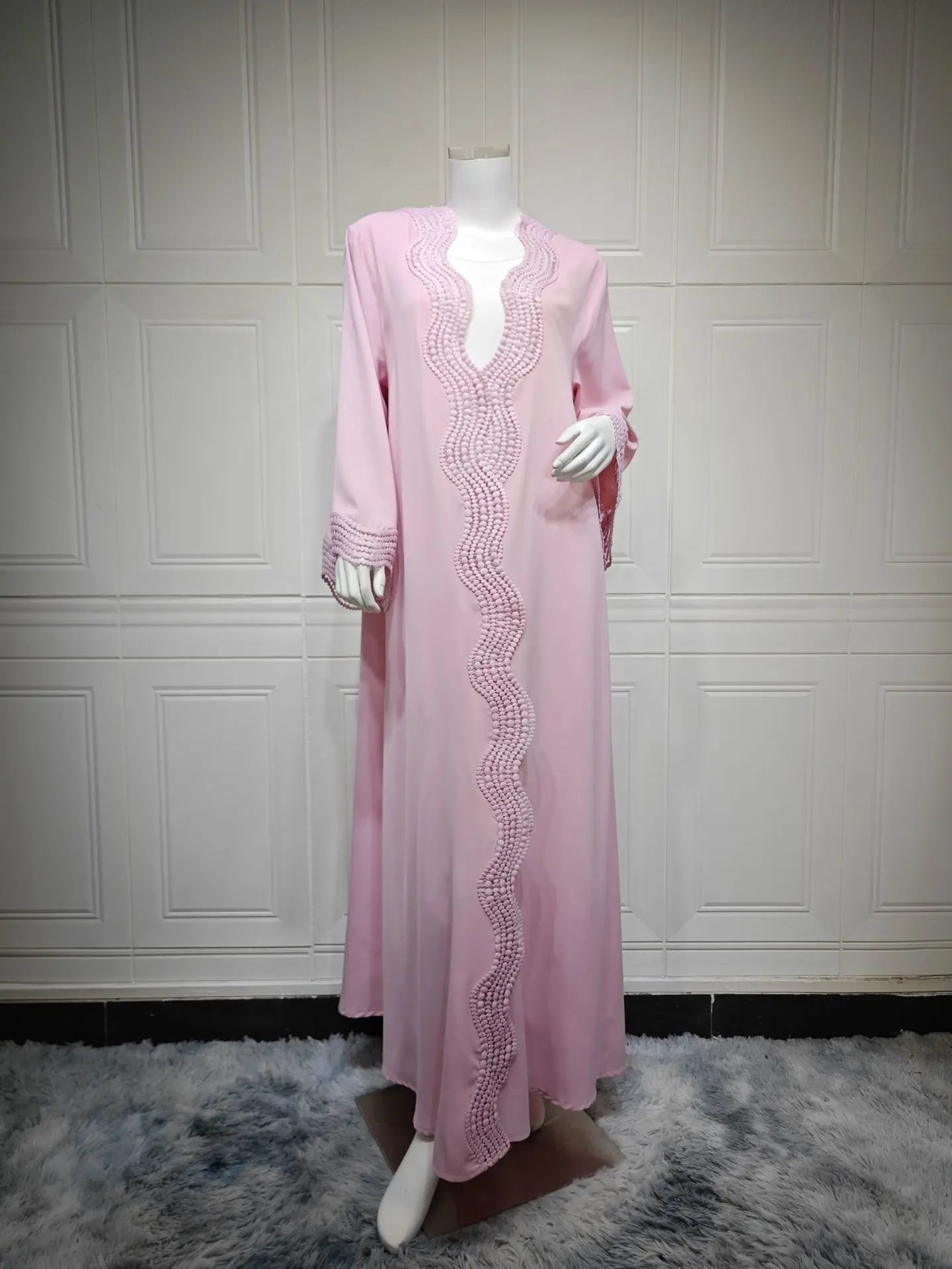 Eid Abaya Women Party Dress Print Diamond Muslim Dubai Longue Vestidos Largos Ramadan Morocco Prayer Caftan Robe Abayas Elegant