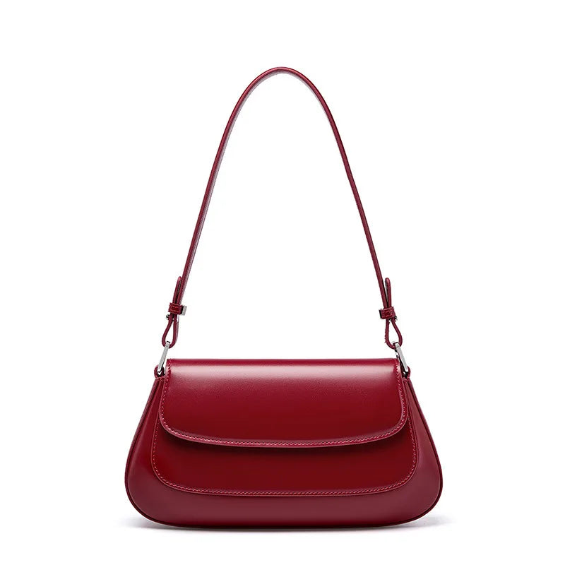 YANATARI Underarm Cowhide Genuine Leather Handbags Women Vintage Shoulder Bag Female Luxury Bags Womens High Quality 2026