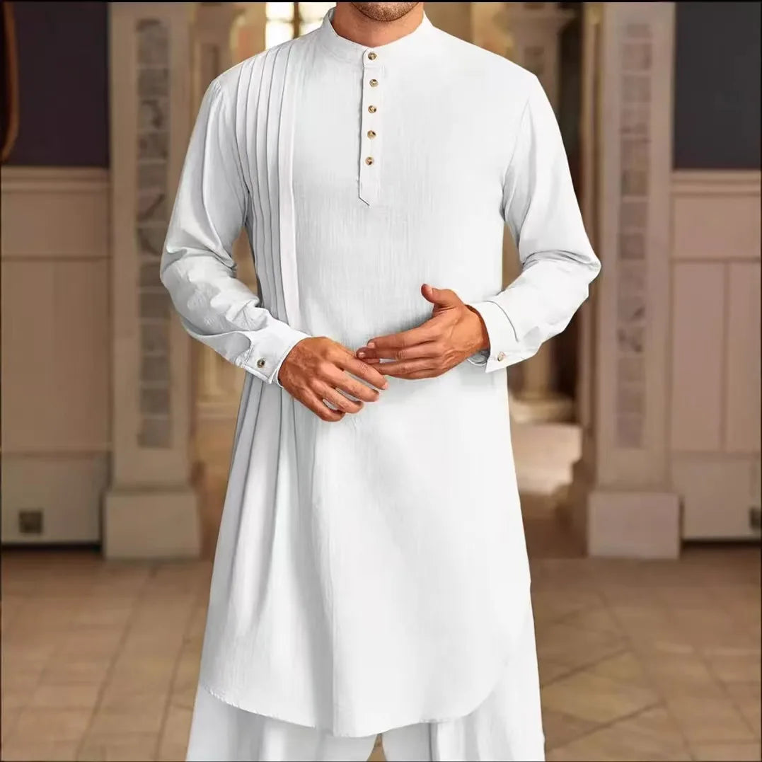 Men’s Long-Sleeve Cotton Thobe / Jubba