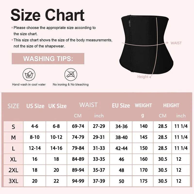 Miss Moly Sauna Waist Trimmer for Women Slimming Tummy Control Sweat Band Body Shaper Fat Burning Corset Losing Weight Belt