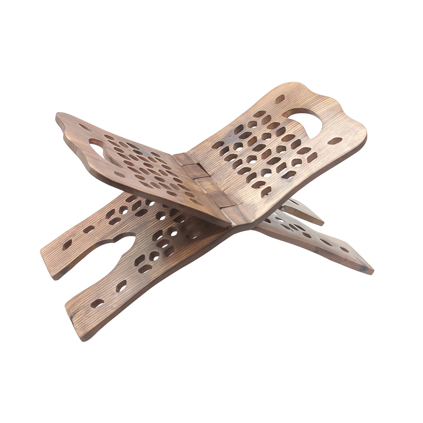 Muslim Al-Quran Handheld Book Stand Wooden Prayer Books Shelf for Koran Holy Bible Books Eid Ramadan Reading Shelf for Muslim