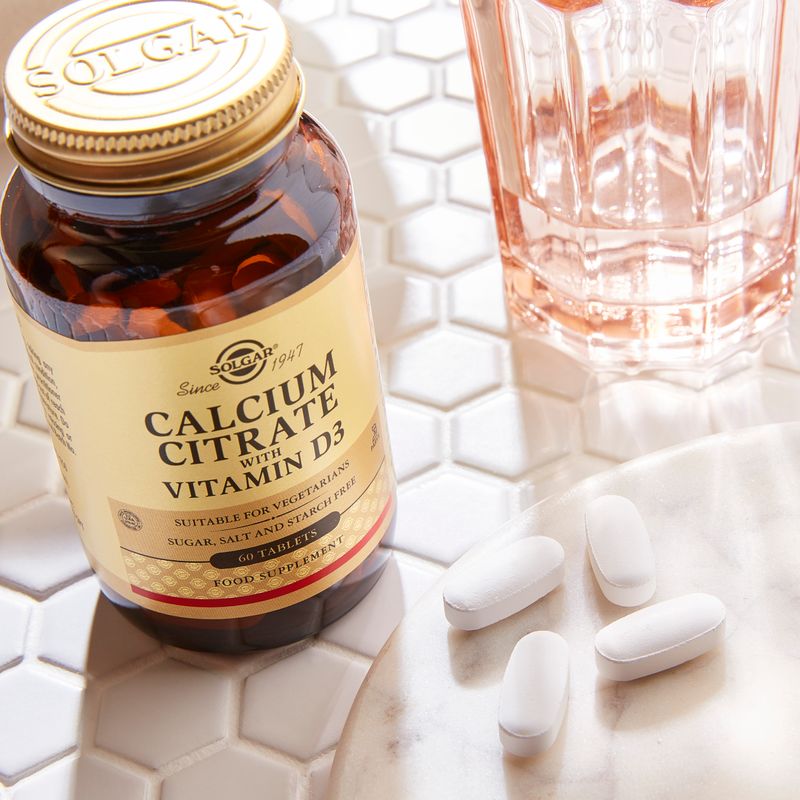 Solgar Calcium Citrate With Vitamin D3 - 240 Tablets