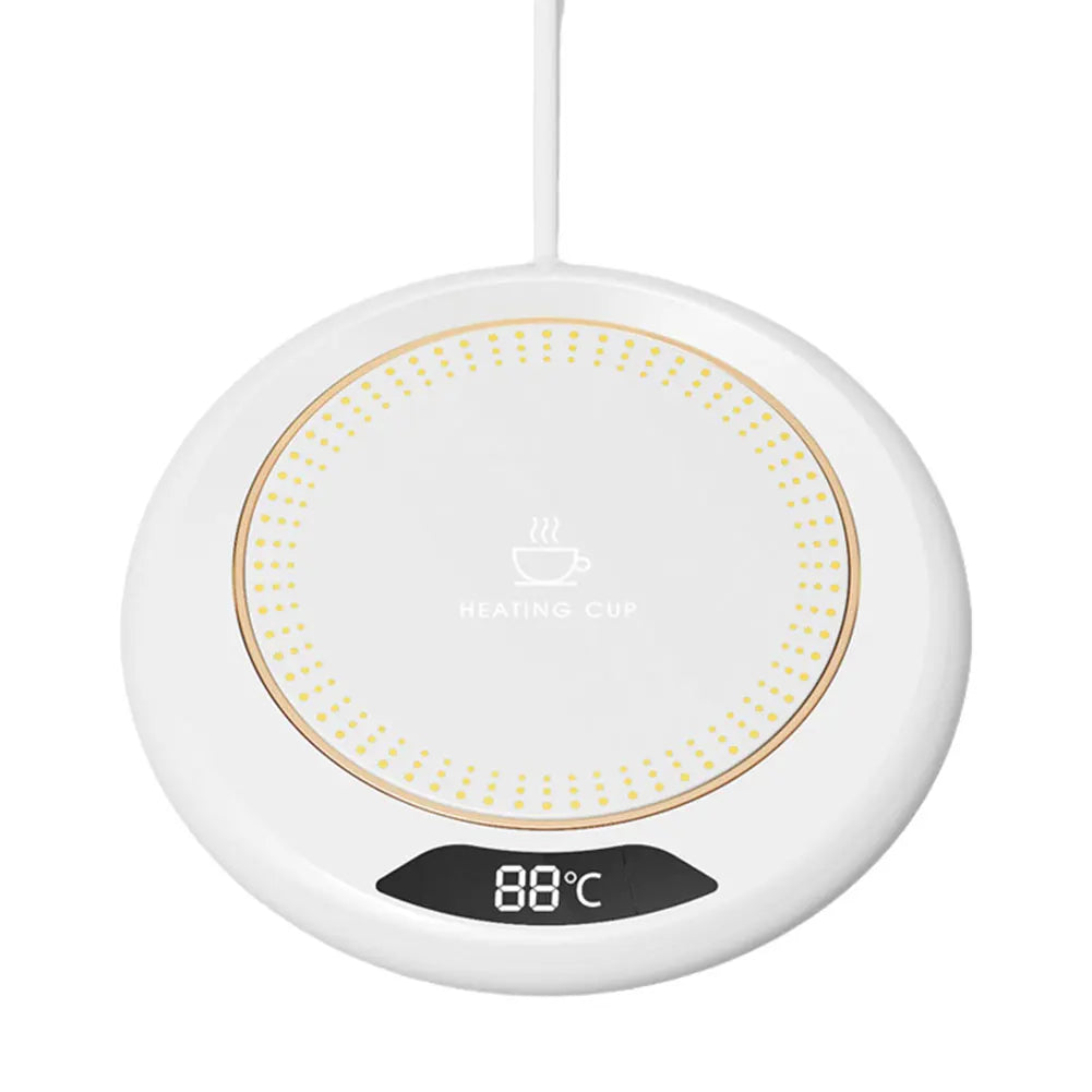 USB Coffee Mug Warmer with 3 Temperature Settings Smart Cup Warmer Electric Beverage Warmer for Hot Coffee Tea and Milk