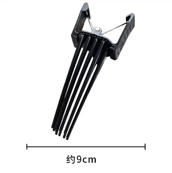 Male Female Curly Hair Styling Tool Set Fluffy Texture Comb & Hair Root Fluffy Clip Natural Curling Traceless Barber Accessories