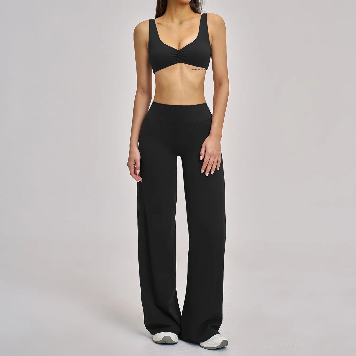 Yoga Set 2/3PCS Workout Outfit Fitness Long Sleeved Sportswear Gym Tracksuit Leggings Set Sports Bra Athletic Wear Women Clothes