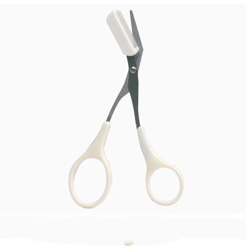 1/3PCS Eyebrow Trimmer Makeup Tools Stainless Steel Eyebrow Scissors with Comb Hair Removal Eyebrows Shaping Makeup Tools