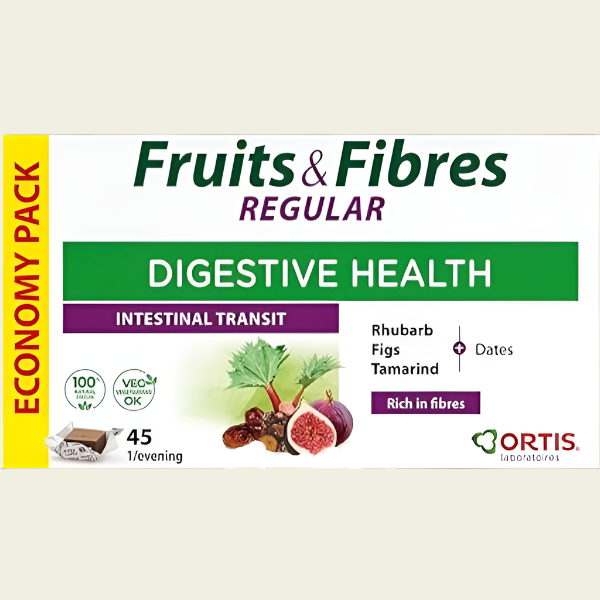 Fruits & Fibres Chewable Cubes – 45 Cubes Eco Pack
