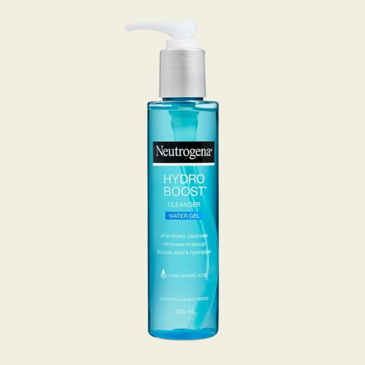 Neutrogena Hydro Boost Water Gel Facial Cleanser, with Hyaluronic Acid for Dry or Dehydrated Skin 200ml