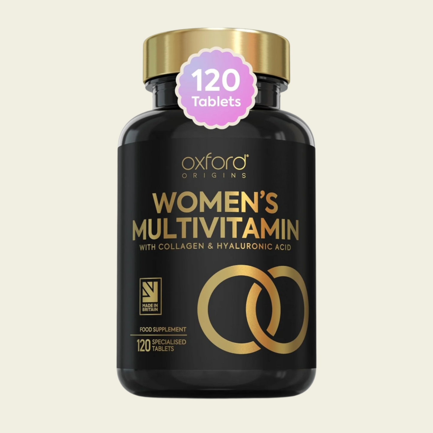 Award Winning Multivitamin Tablets for Women with Collagen & Hyaluronic Acid | Made in The UK | Womens Vitamins to Support Hormones, Immunity & Energy | Collagen Supplements for Women | 90 Tablets, Buy best Vitamins, Minerals & Supplements online in UK at luxsupp.com, Multivitamin Tablets for men & women, omega, Biotin and Iron, vitamin D, vitamin C, vitamin B
