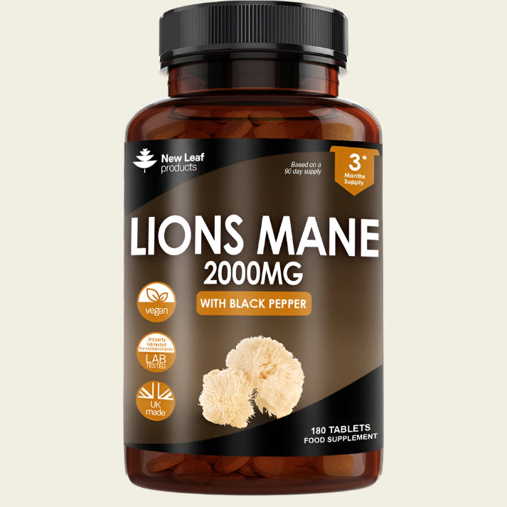 Lions Mane Mushroom Extract Supplement 2000mg