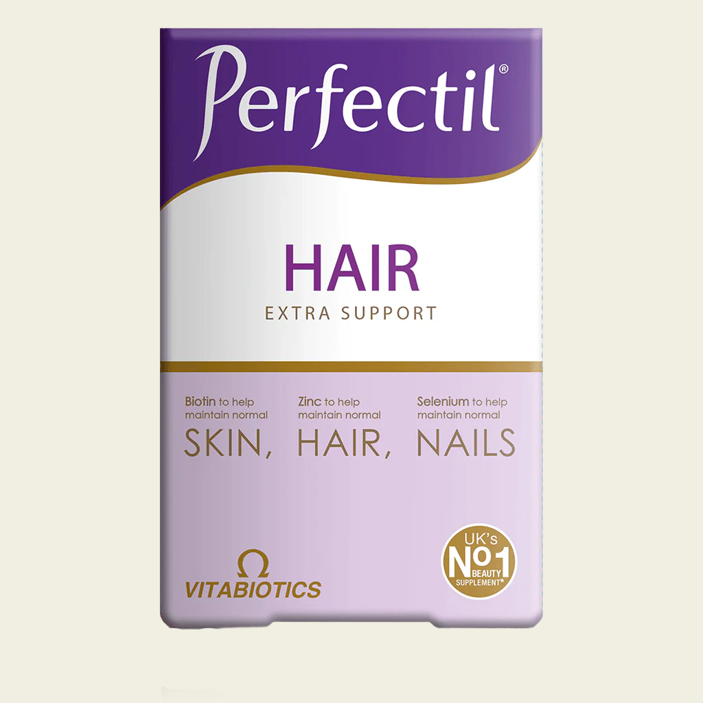 Perfectil Hair Beauty Supplement for Hair - Includes Biotin, CoQ10 & Collagen, 60 Tablets 30-Day Supply, by Vitabiotics
