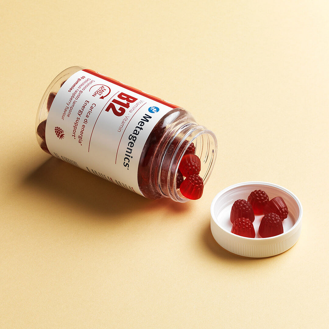 Metagenics Vitamin B12 Gummies, Buy best Vitamins, Minerals & Supplements online in UK at luxsupp.com, Multivitamin Tablets for men & women, omega, Biotin and Iron, vitamin D, vitamin C, vitamin B