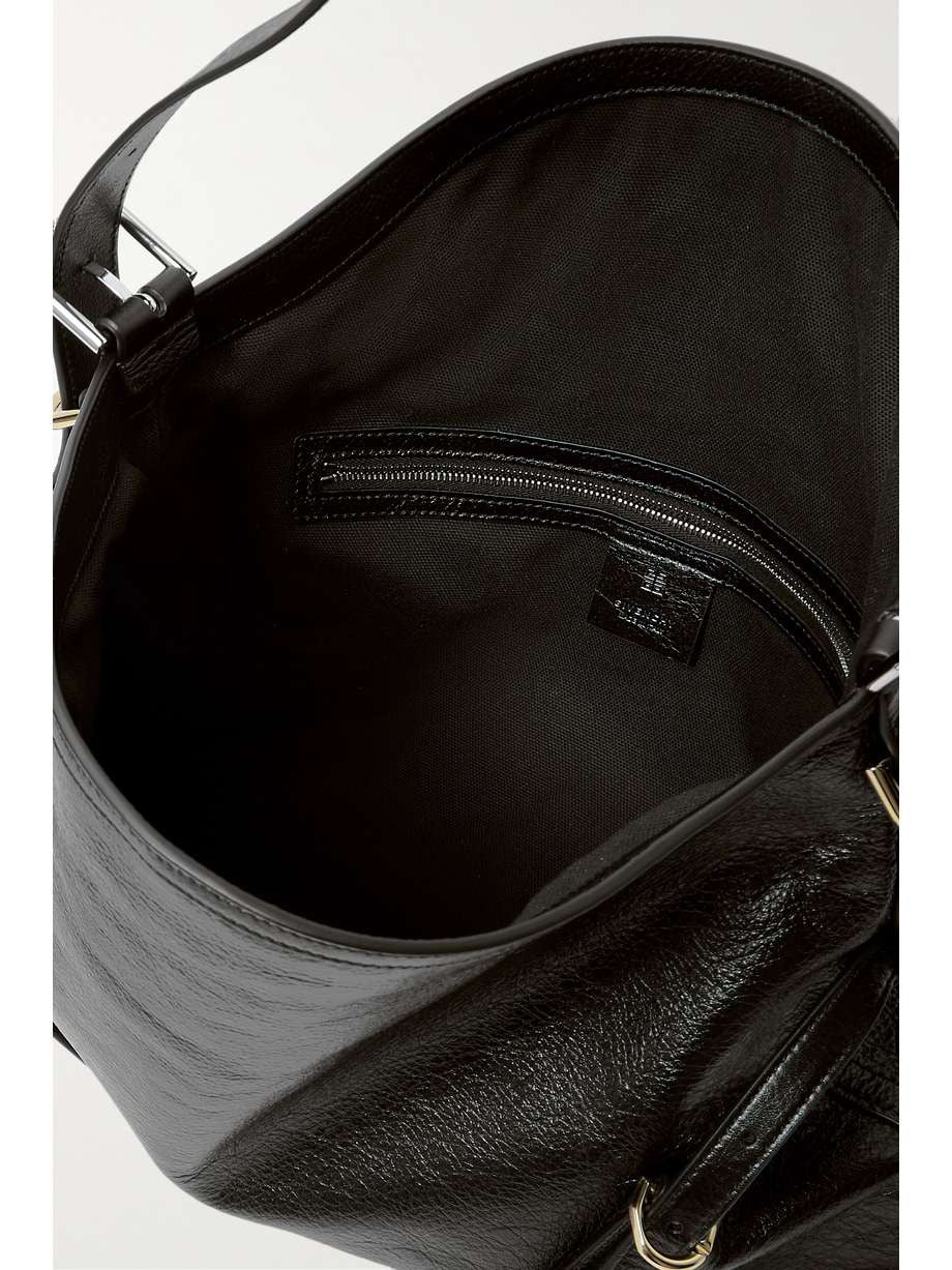 GIVENCHY Voyou medium textured-leather shoulder bag