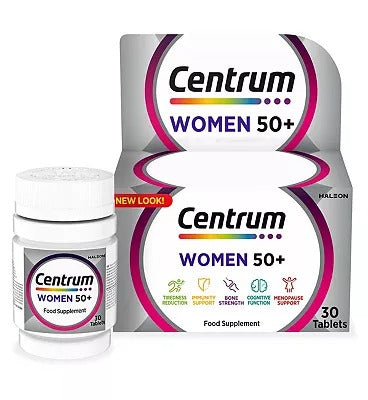 Centrum Women 50+ Multivitamins & Minerals, 30 Tablets