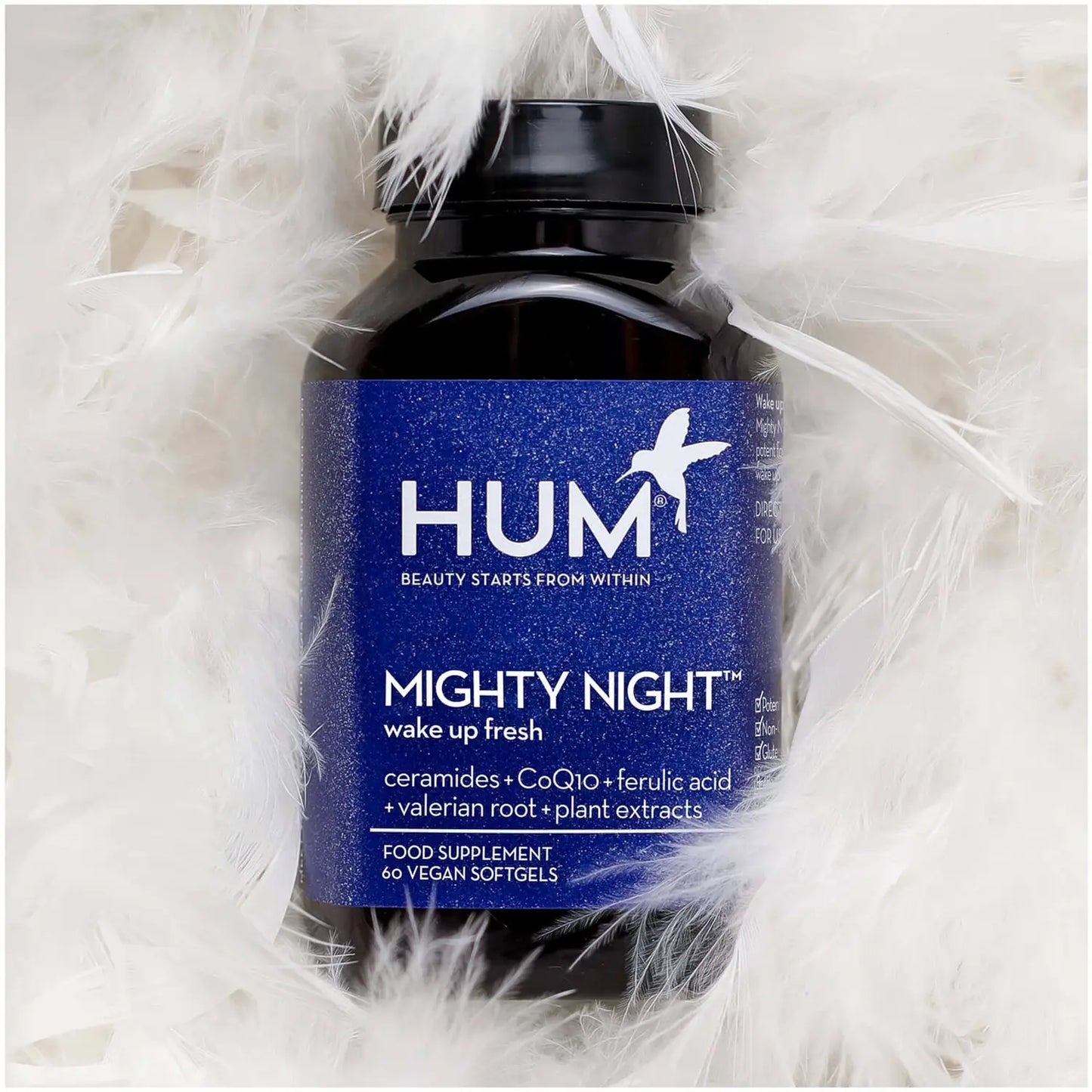 HUM Nutrition Mighty Night Overnight Renewal Supplement