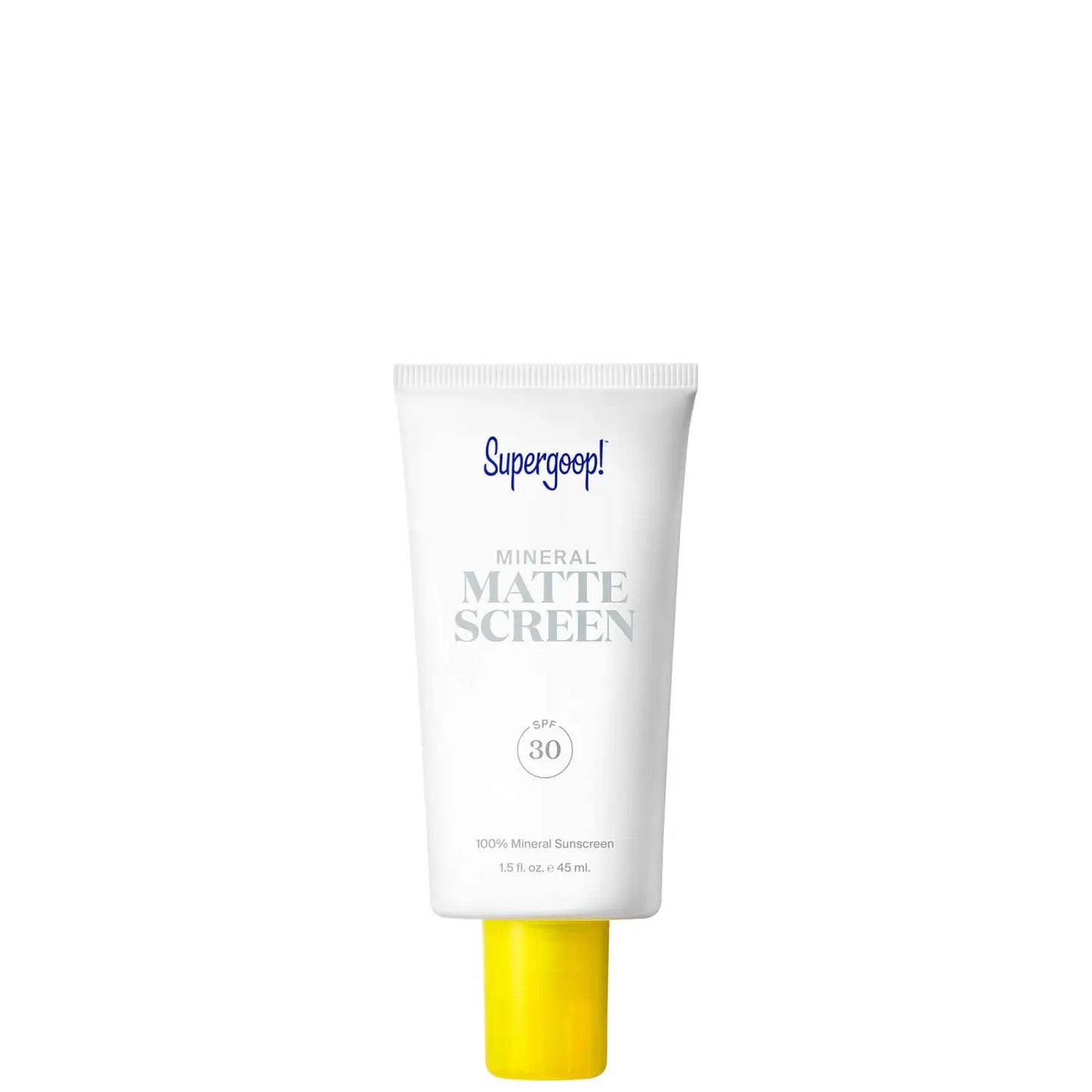 SUPERGOOP MINERAL MATTESCREEN 100% MINERAL SUNSCREEN 45ML