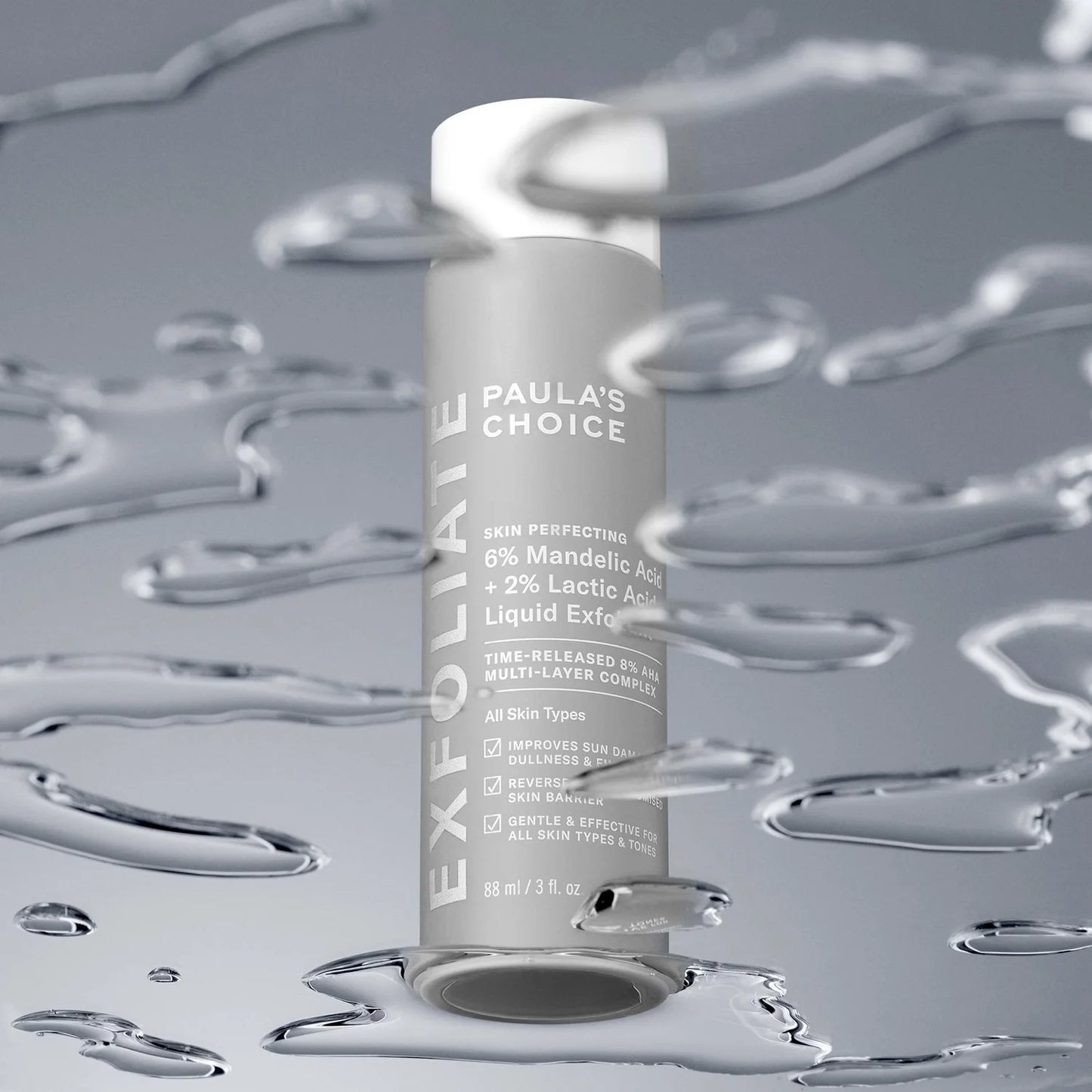 Paula's Choice Skin Perfecting 6% Mandelic Acid And 2% Lactic Acid Liquid Exfoliant 88Ml