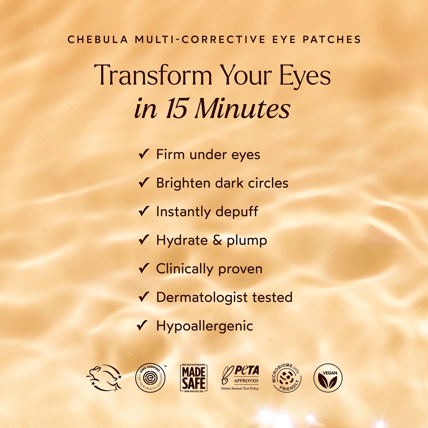 True Botanicals Chebula Multi-Corrective Eye Patches - 25 Pairs