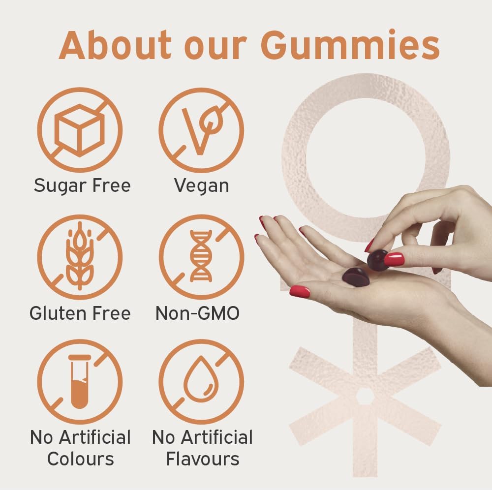 Nutriburst - Hair Skin and Nails Gummies - Biotin Zinc Vitamin E