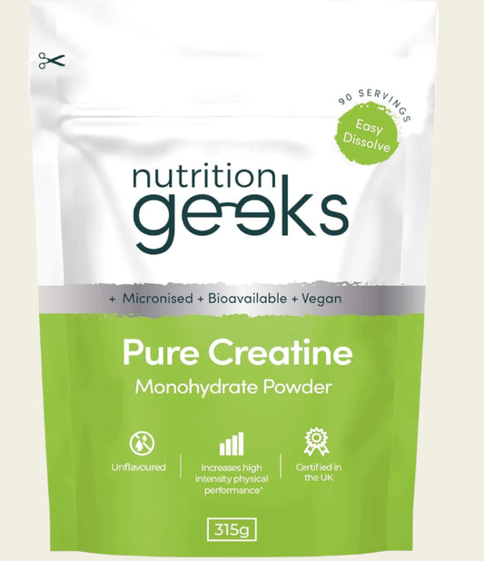 Pure Creatine Monohydrate Powder - 315g (90 Servings) - Easy Dissolve Creatine Powder, Unflavoured & Micronised (Not Creatine Gummies or Creatine Tablets), Vegan Creatine for Women and Men, Buy best supplements online at luxsupp.com
