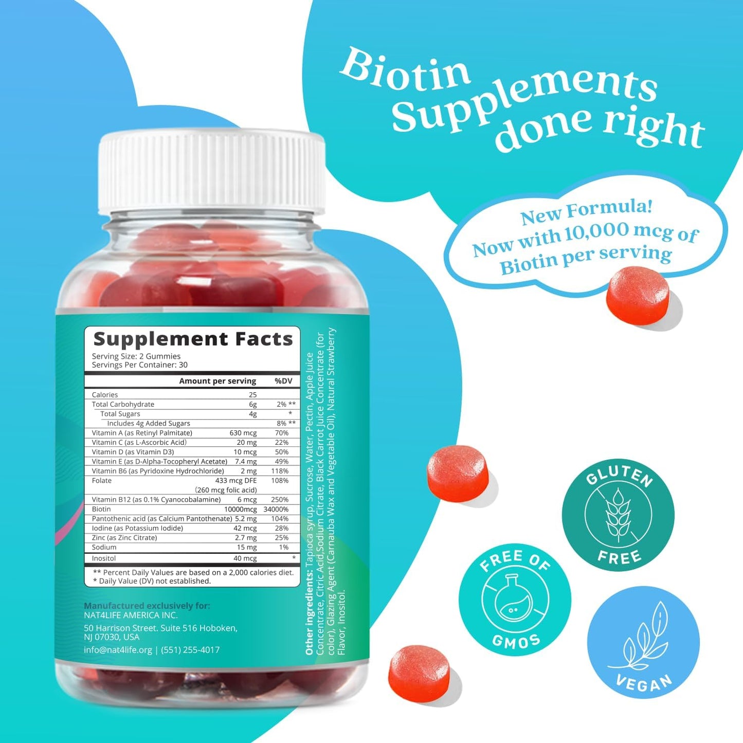 Belive Biotin Hair Growth Vitamin Supplement