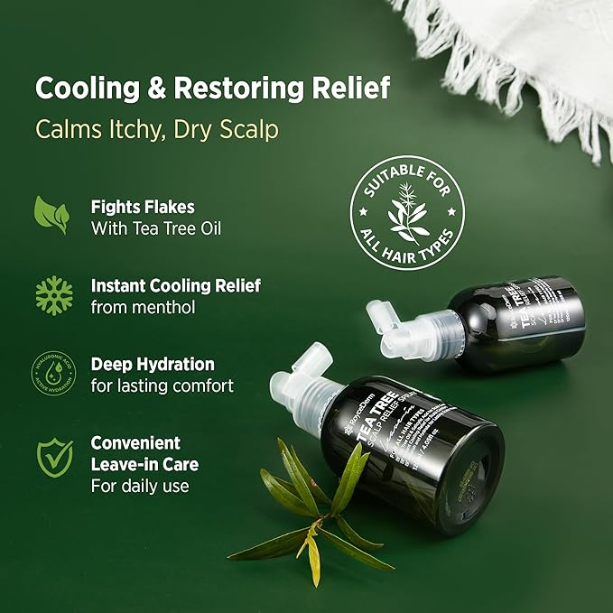 RoyceDerm Tea Tree Scalp Relief Spray 120Ml